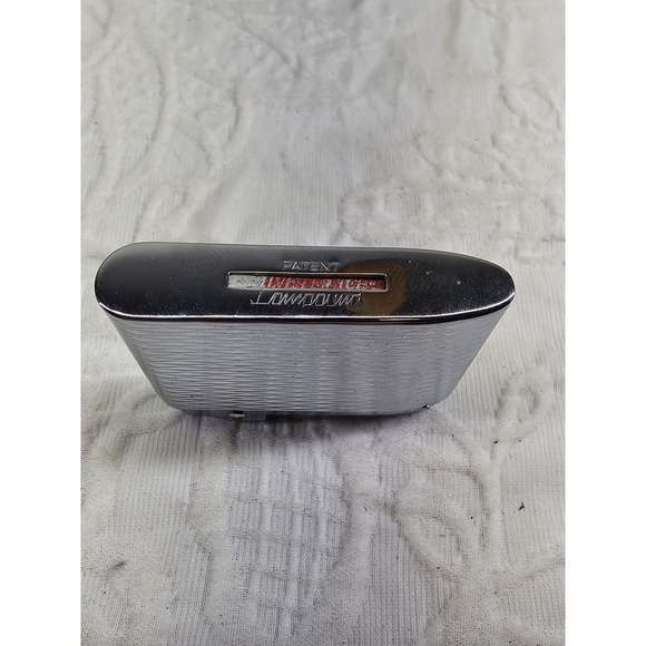 Silver Match Vintage Lighter Chrome Engraved Pattern Case - Picture 5 of 9